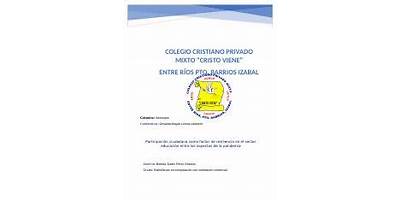 COLEGIO CRISTIANO PRIVADO MIXTO "CRISTO VIENE"