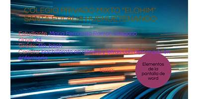 COLEGIO PRIVADO MIXTO "ELOHIM"