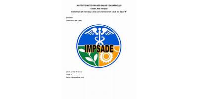 INSTITUTO MIXTO PRIVADO "SALUD Y DESARROLLO"