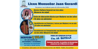 LICEO MONSEÑOR JUAN GERARDI