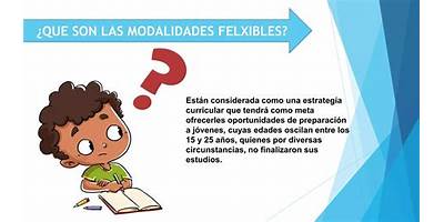 MODALIDADES FLEXIBLES