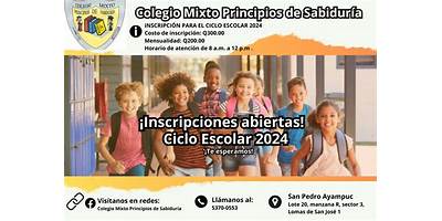COLEGIO MIXTO PRINCIPIOS DE SABIDURIA