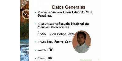 ESCUELA NACIONAL DE CIENCIAS COMERCIALES