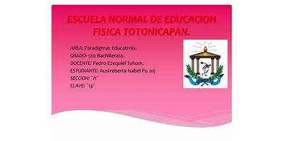 ESCUELA NORMAL DE EDUCACION FISICA