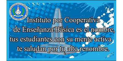 INSTITUTO DE EDUCACIÓN BÁSICA NOCTURNO POR COOPERATIVA DE ENSEÑANZA