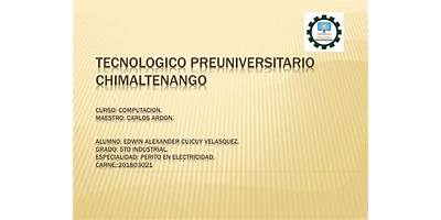 TECNOLÓGICO PREUNIVERSITARIO