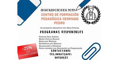 CENTRO DE FORMACION PEDAGOGICA HERMANO PEDRO