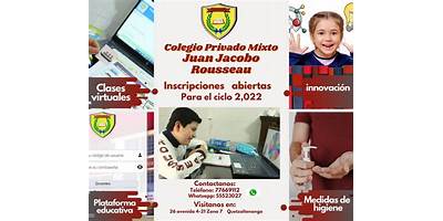 COLEGIO PRIVADO MIXTO JUAN JACOBO ROUSSEAU